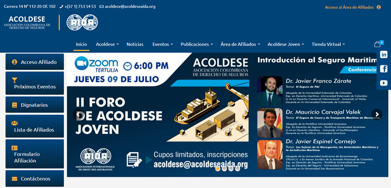 Participación Foro Seguro Marítimo